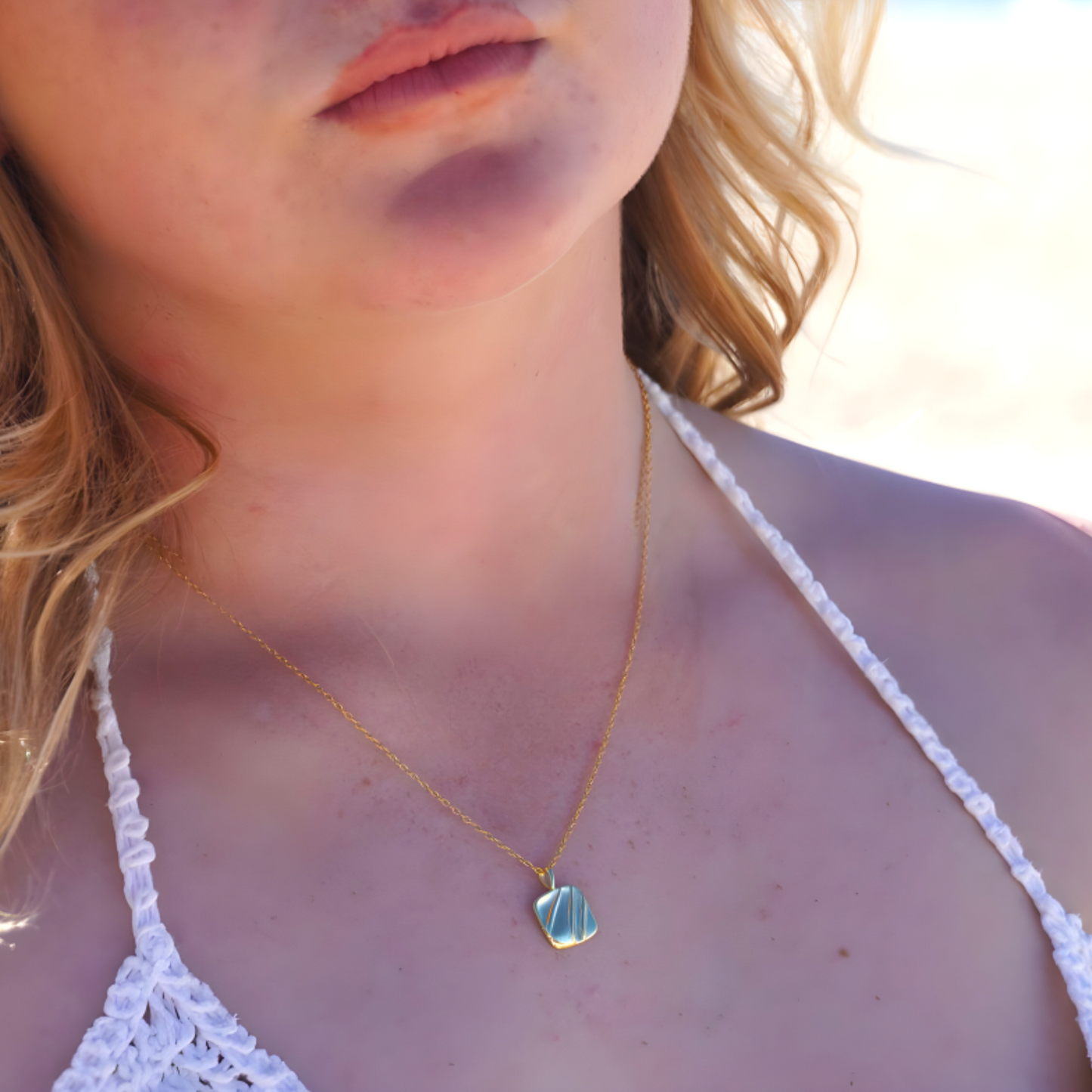 Kailumea Ocean Safe Jewellery Waterproof tarnish-resistant gold/silver necklace for beach lovers