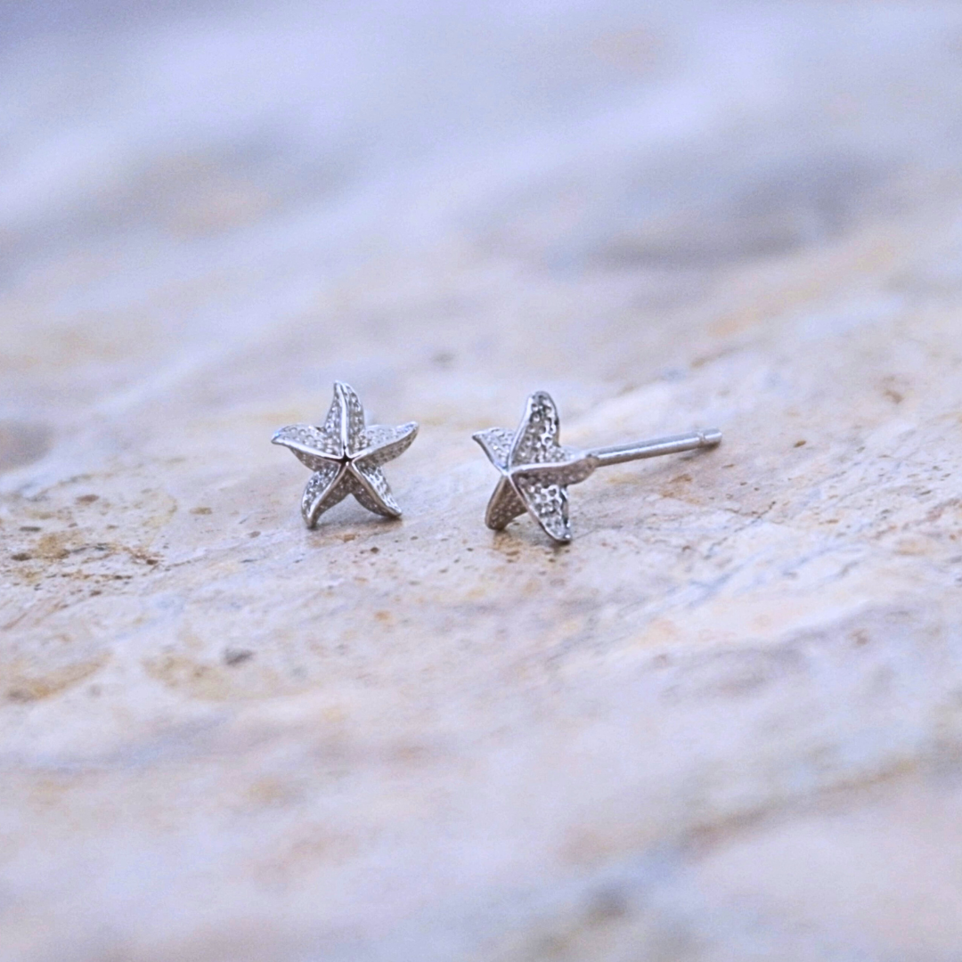 Kohola Gold/Silver Starfish Studs