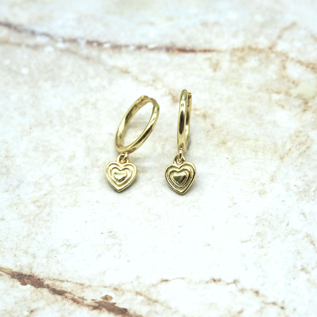 Chloe Heart Hoops