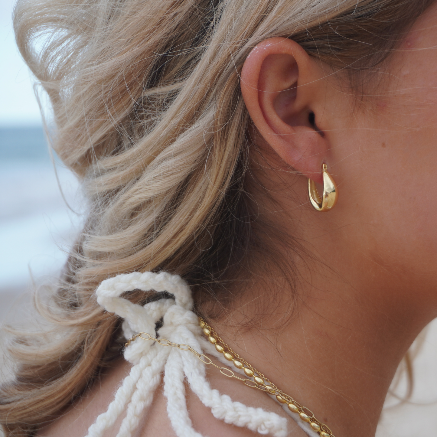 Kallos Chunky Gold Hoops
