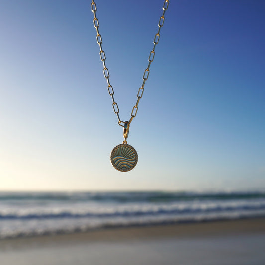 Kailumea Ocean Safe - Waterproof Jewellery tarnish-resistant gold/silver necklace for beach lovers