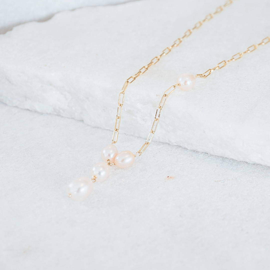 Bella Freshwater Pearl Statement Necklace