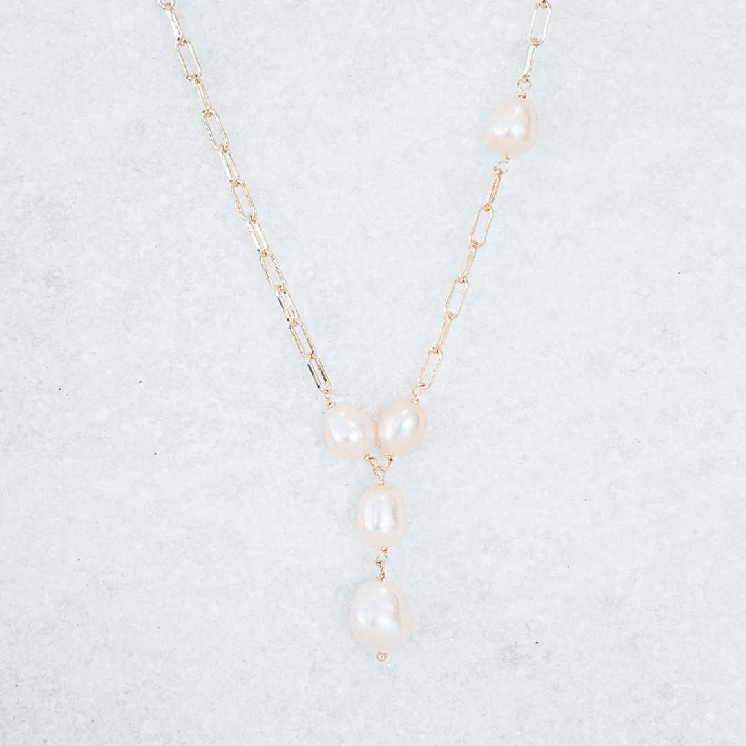 Bella Freshwater Pearl Statement Necklace