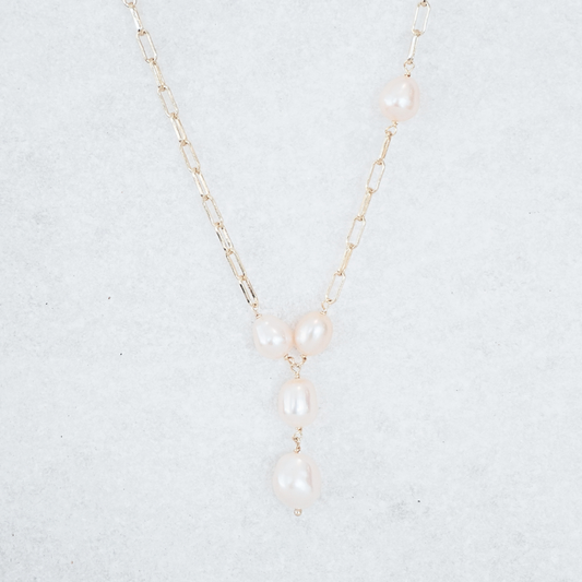 Bella Freshwater Pearl Statement Necklace