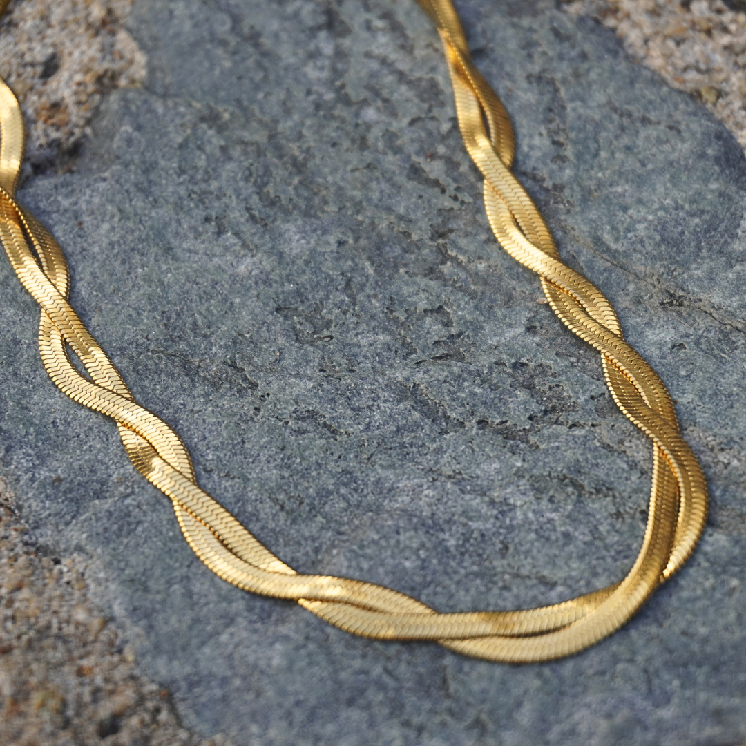 Kora Twisted Snake Necklace