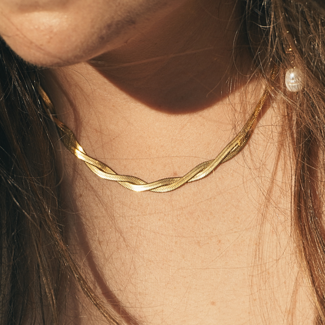 Kora Twisted Snake Necklace