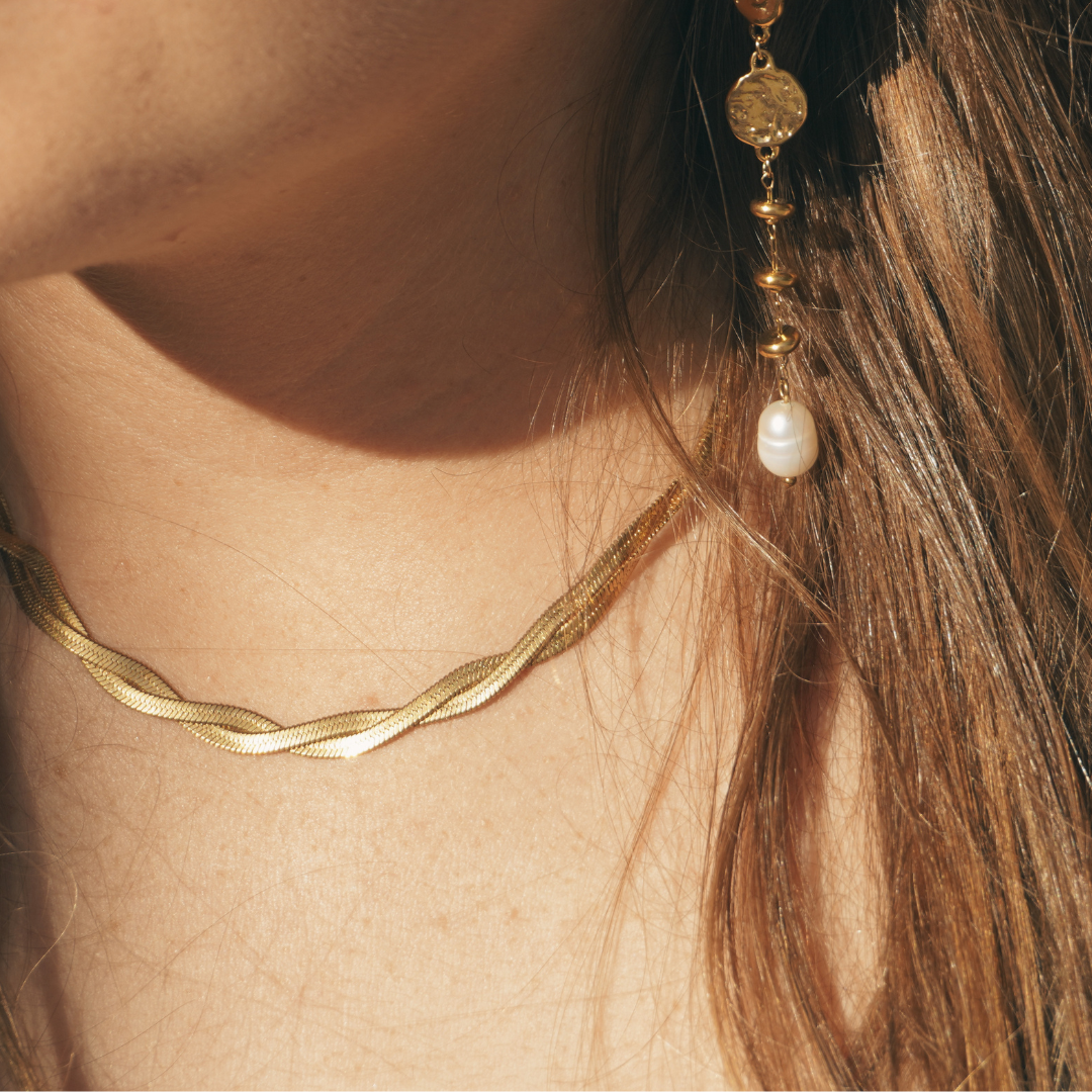 Kora Twisted Snake Necklace