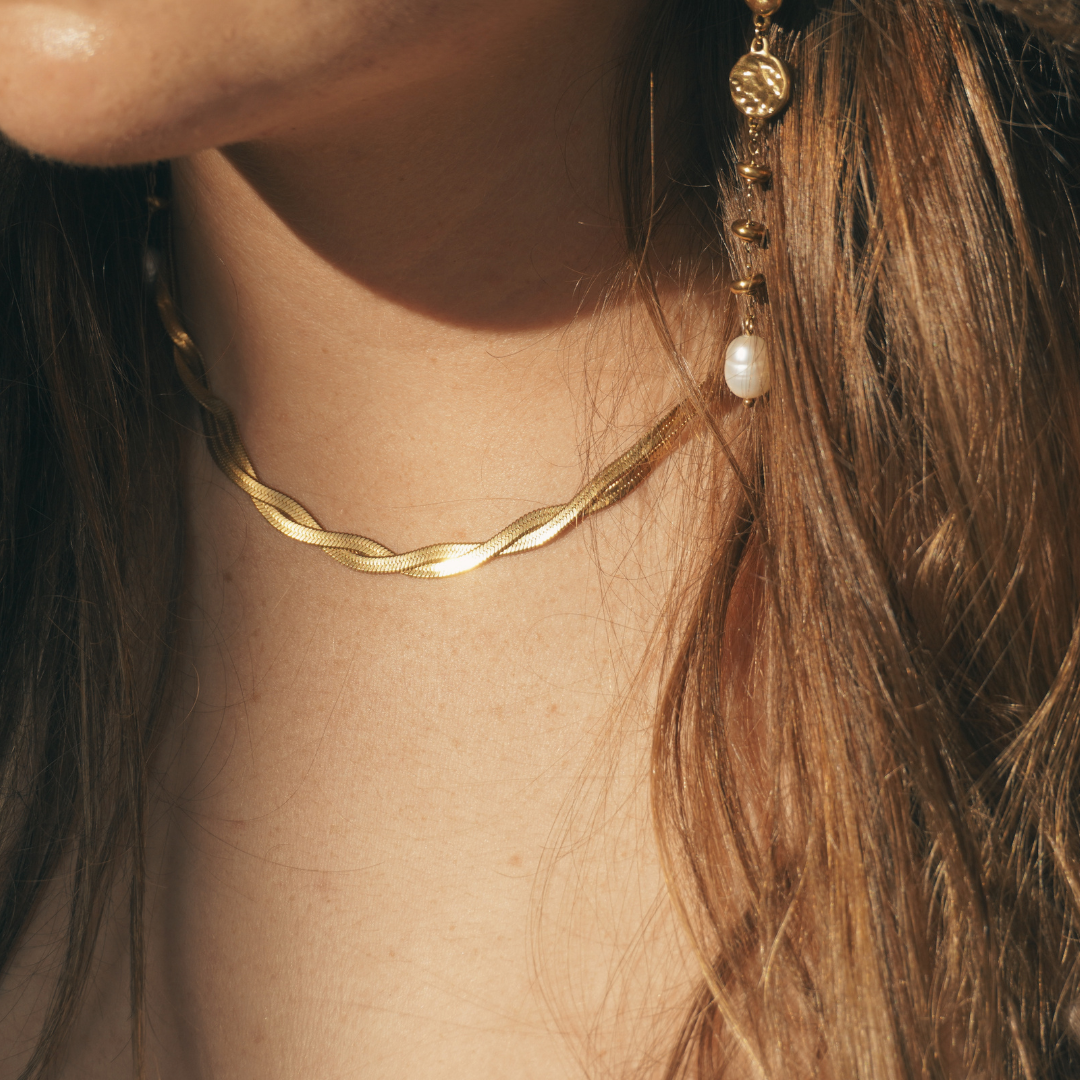 Kora Twisted Snake Necklace
