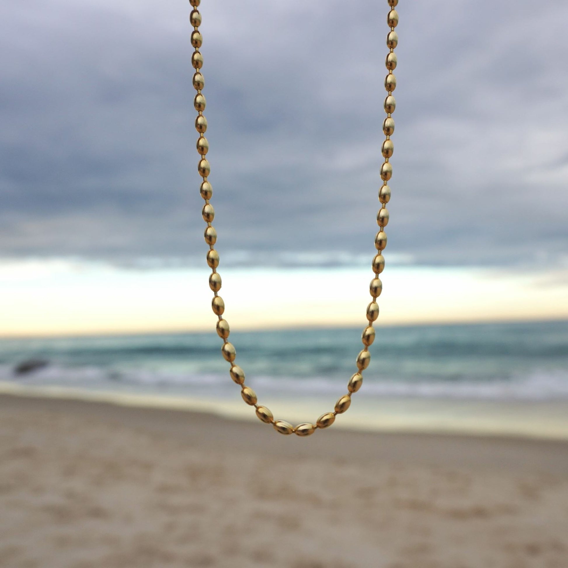 Kailumea Ocean Safe Jewellery Waterproof tarnish-resistant gold/silver necklace for beach lovers