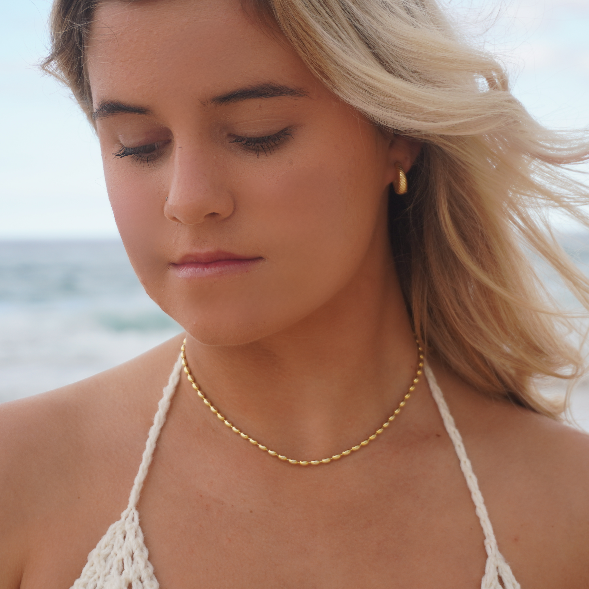 Kailumea Ocean Safe Jewellery Waterproof tarnish-resistant gold/silver necklace for beach lovers