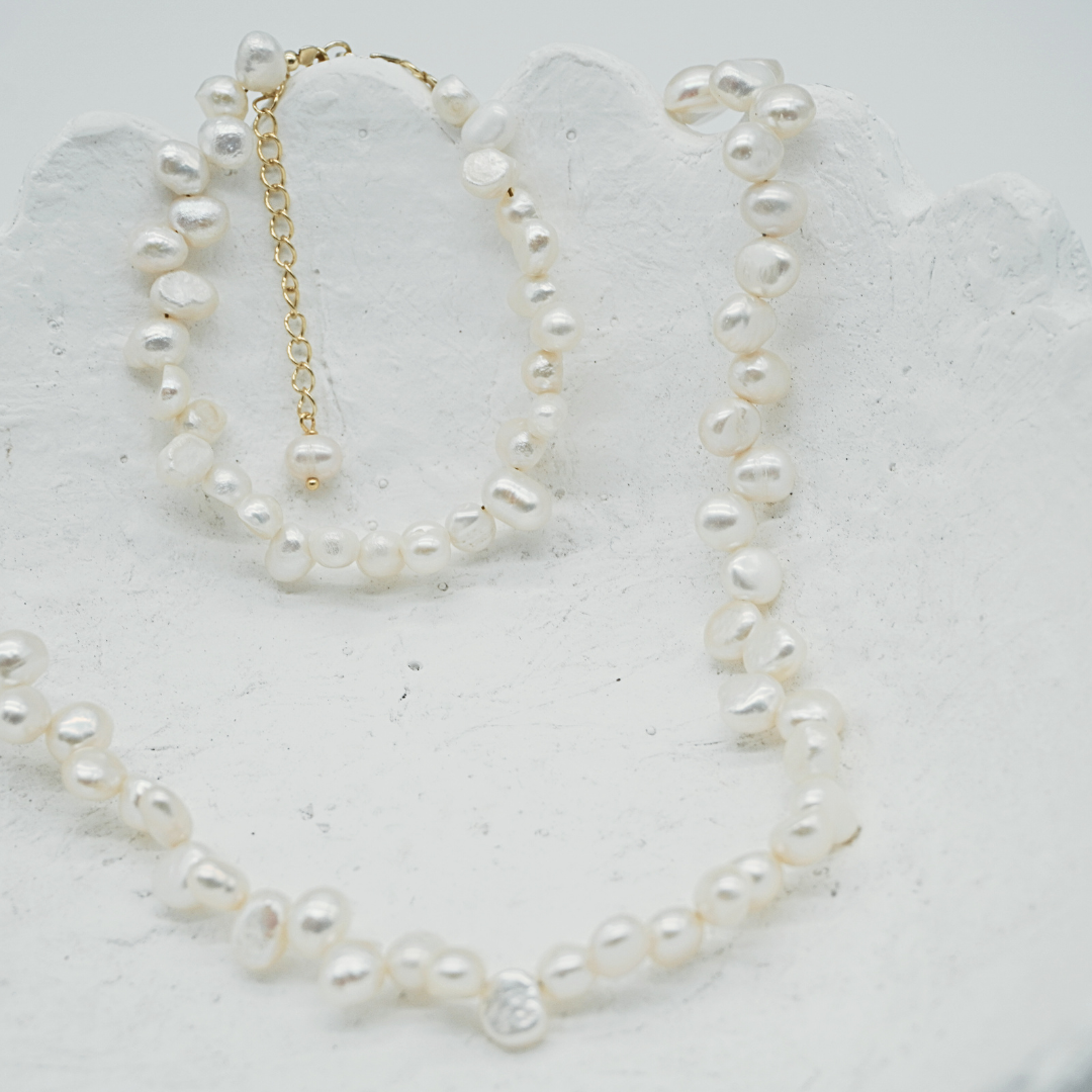 Luna Tide Necklace and Bracelet Set