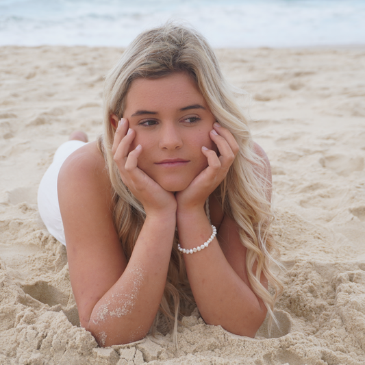 Kailumea Ocean Safe Jewellery Waterproof tarnish-resistant gold/silver bracelet for beach lovers