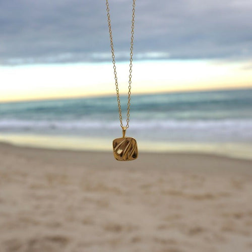 Naia Square Pendant Necklace