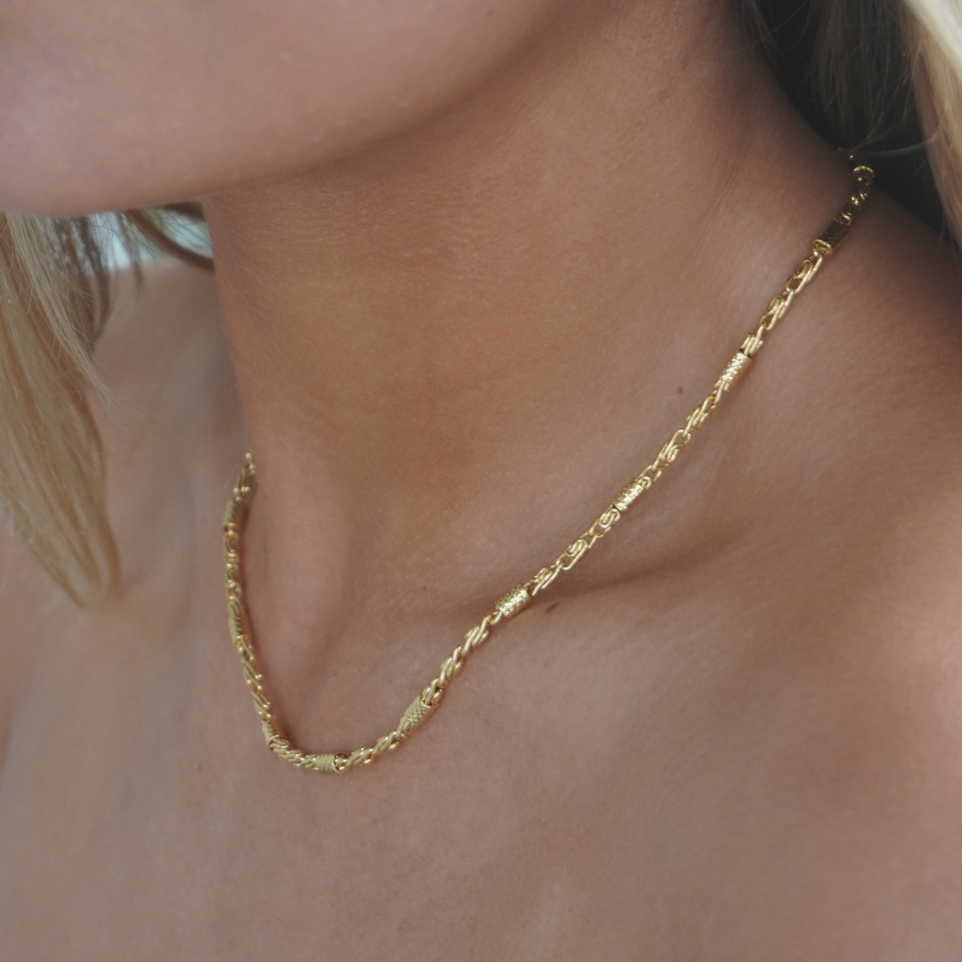 Suna Statement Gold Necklace