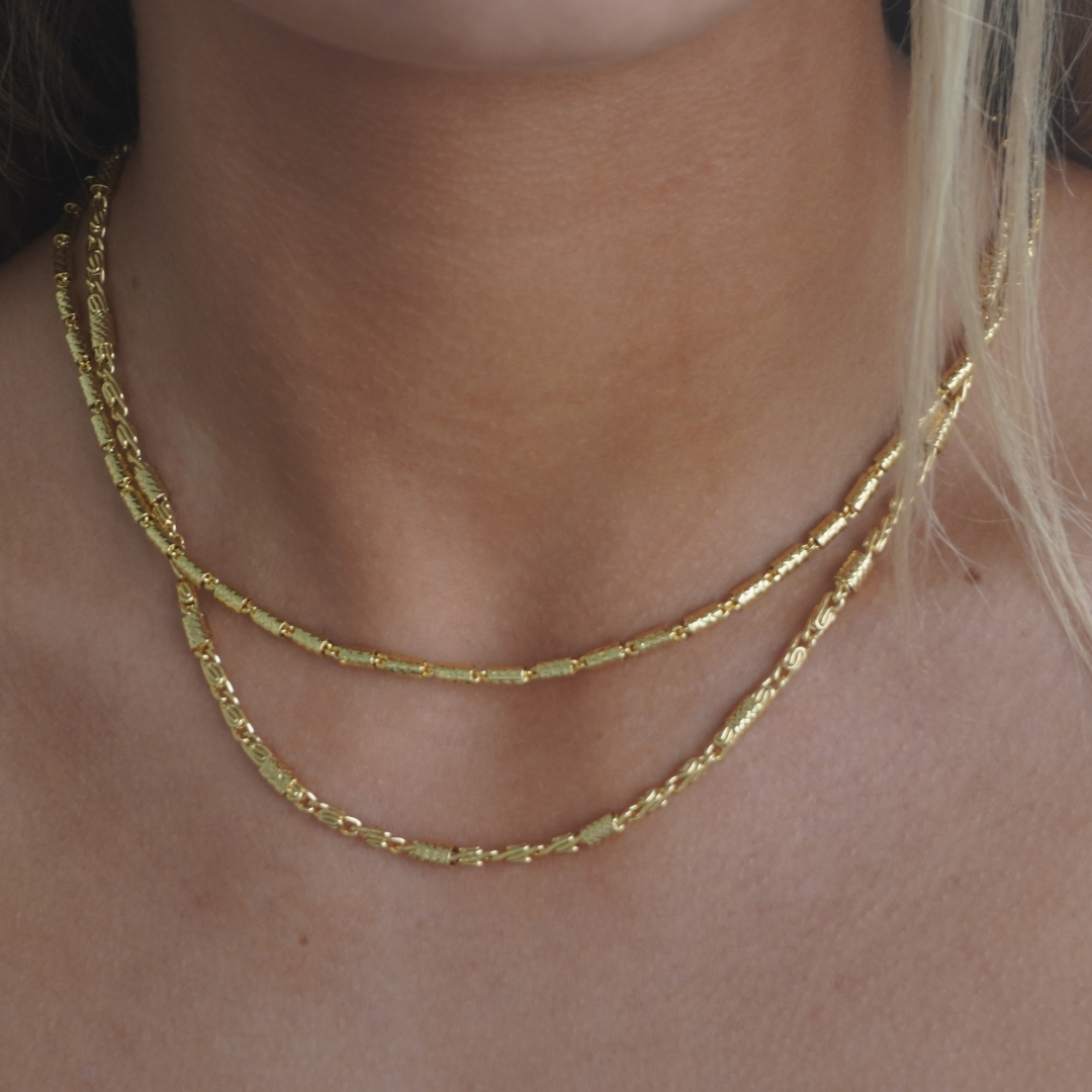 Suna Statement Gold Necklace