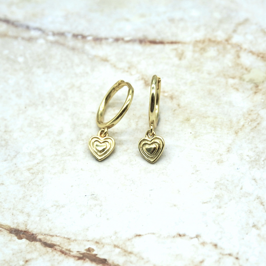 Chloe Heart Hoops