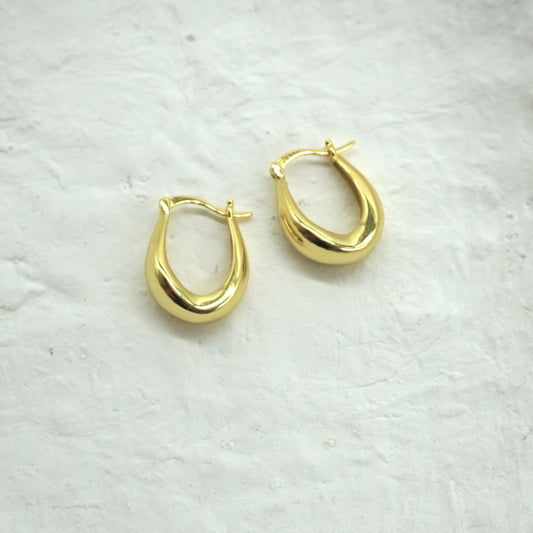 Kallos Chunky Gold Hoops