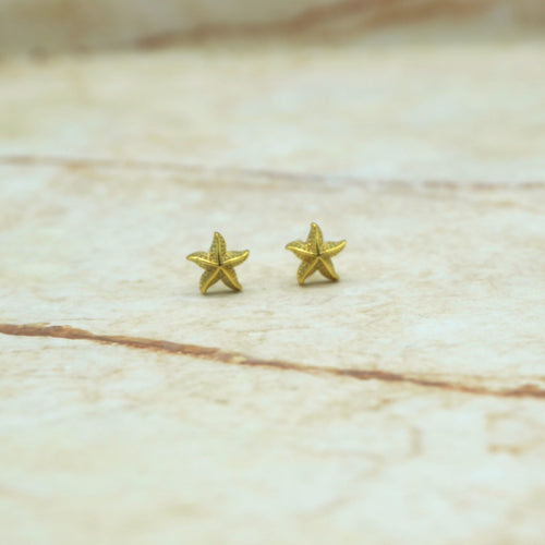 Kohola Gold/Silver Starfish Studs