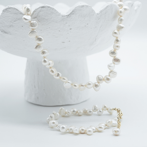 Luna Tide Necklace and Bracelet Set