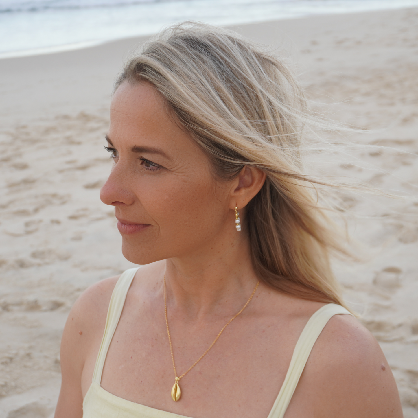 Leilani Freshwater Pearl Hoops