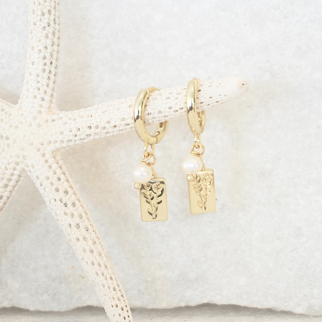 Rosa Pendant Earrings