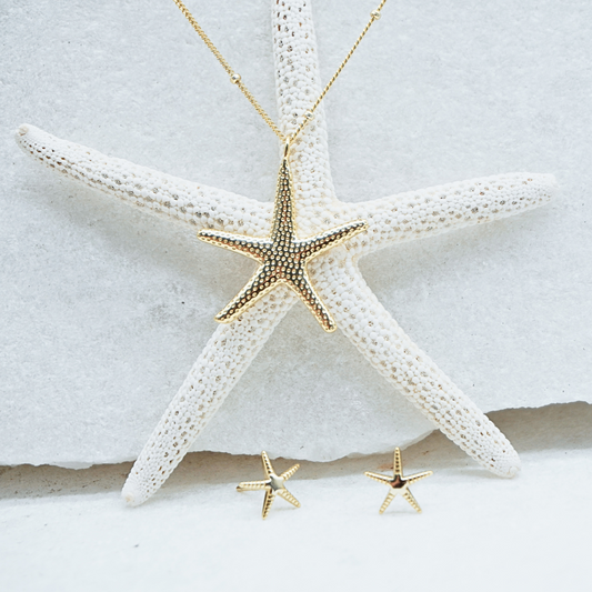 Santorini Sparkle Set - Necklace and Earrings
