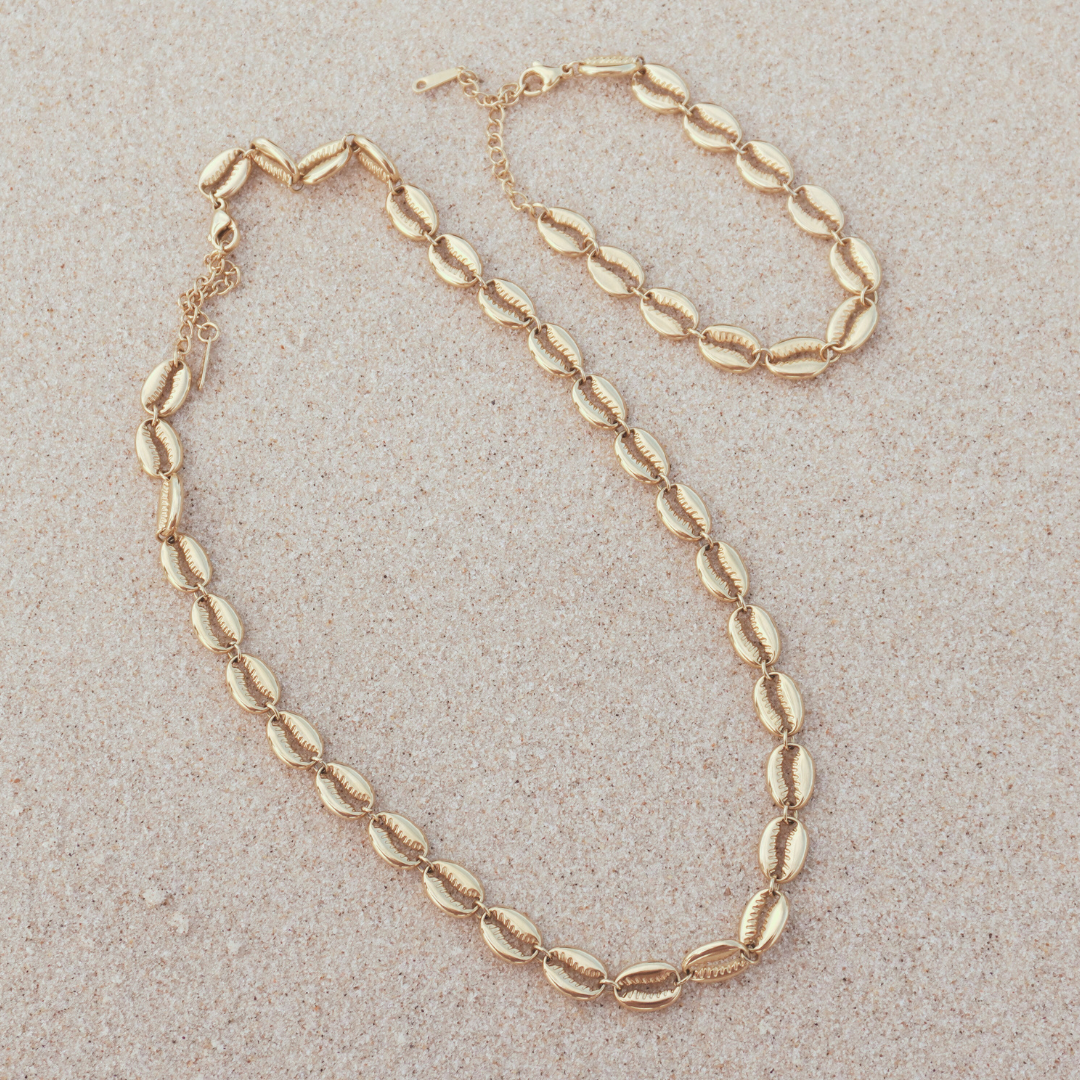 Seychelles Necklace and Bracelet Set
